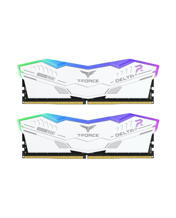 Pamięć DDR5 Team Group T-FORCE D-ELTA Alpha RGB 32GB (2x16GB) 600MHz CL38 1,25V Biała