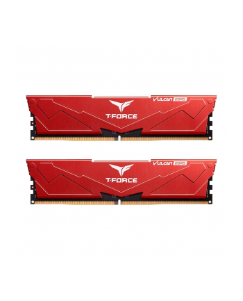 Pamięć DDR5 Team Group T-FORCE VULCAN 32GB (2x16GB) 6400MHz CL40 1,35V Czerwona