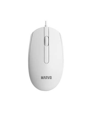 Mysz przewodowa Marvo MS003 WH Biała biurowa