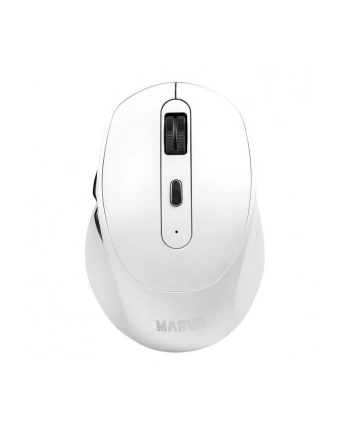 Mysz bezprzewodowa Marvo WM106W WH BT 5.1 + 2,4GHz Cichy Klik, Akumulatorowa