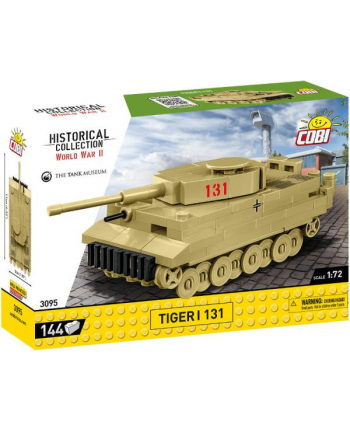 COBI 3095 Historical Collection WWII Czołg TIGER I 131, 144 kl.