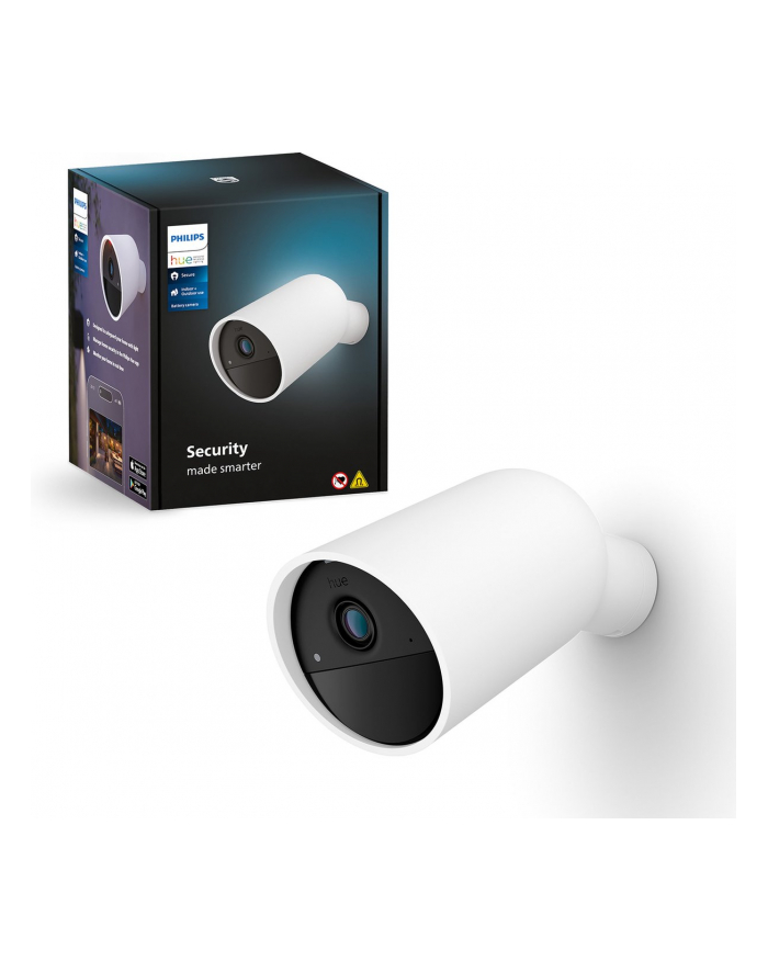 Kamera IP wewnętrzna PHILIPS HUE Secure na baterię biała (929003562802) główny