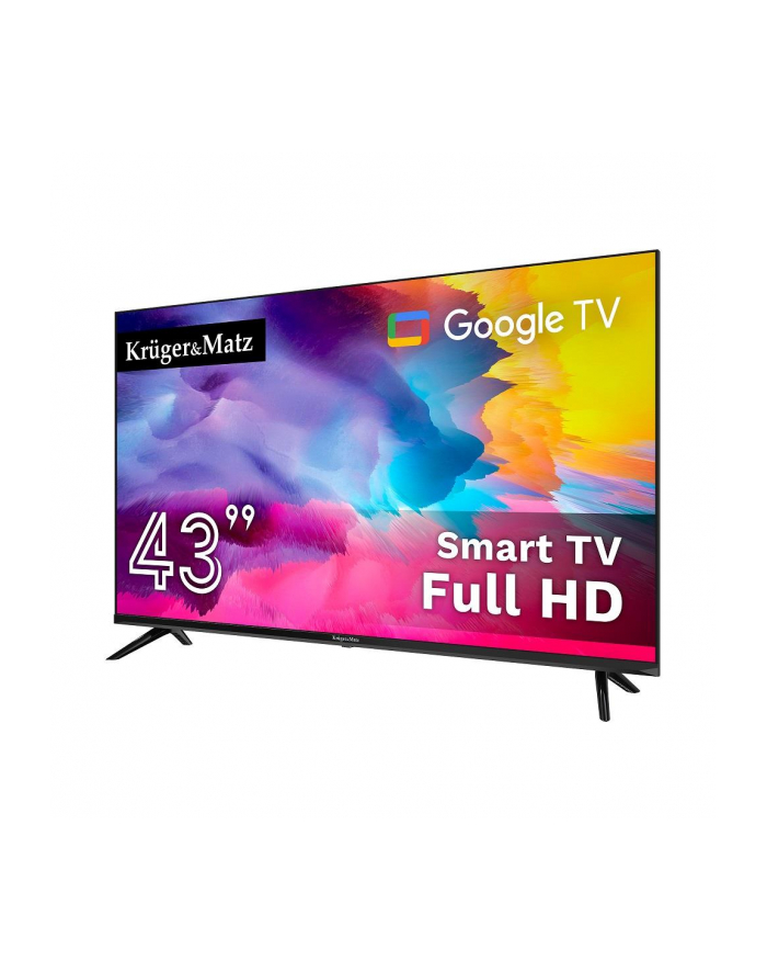 Telewizor Kruger'Matz 43'' FHD Google TV, DVB-T2/S2/T/C H.265 HEVC główny