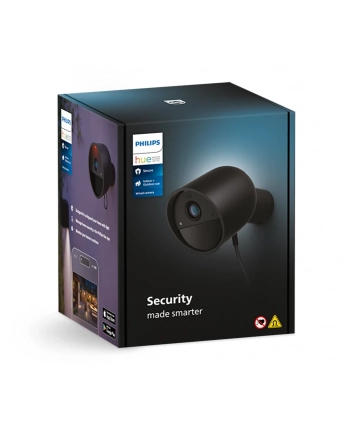 Kamera IP wewnętrzna PHILIPS HUE Secure przewodowa czarna (929003562502) nr 1