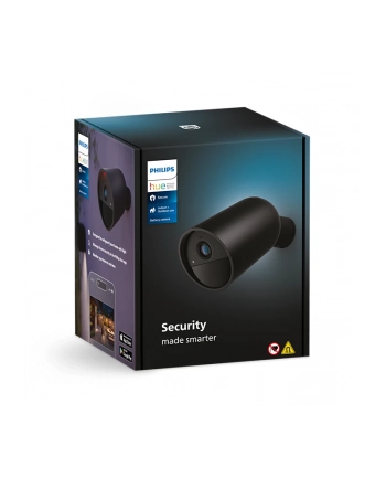 Kamera IP wewnętrzna PHILIPS HUE Secure na baterię czarna (929003562602) nr 1