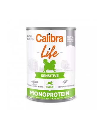 CALIBRA LIFE Sensitive królik - mokra karma dla psa - 0,4 kg nr 1