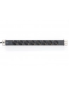 digitus Listwa zasilająca PDU 19''; Rack, 8x gniazdo schuko,20m, 1x wtyk unischuko, 16A, aluminiowa - nr 2