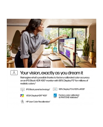hp inc. HP 734pm 34inch WQHD 400nits HDMI DP Display ((wersja europejska))