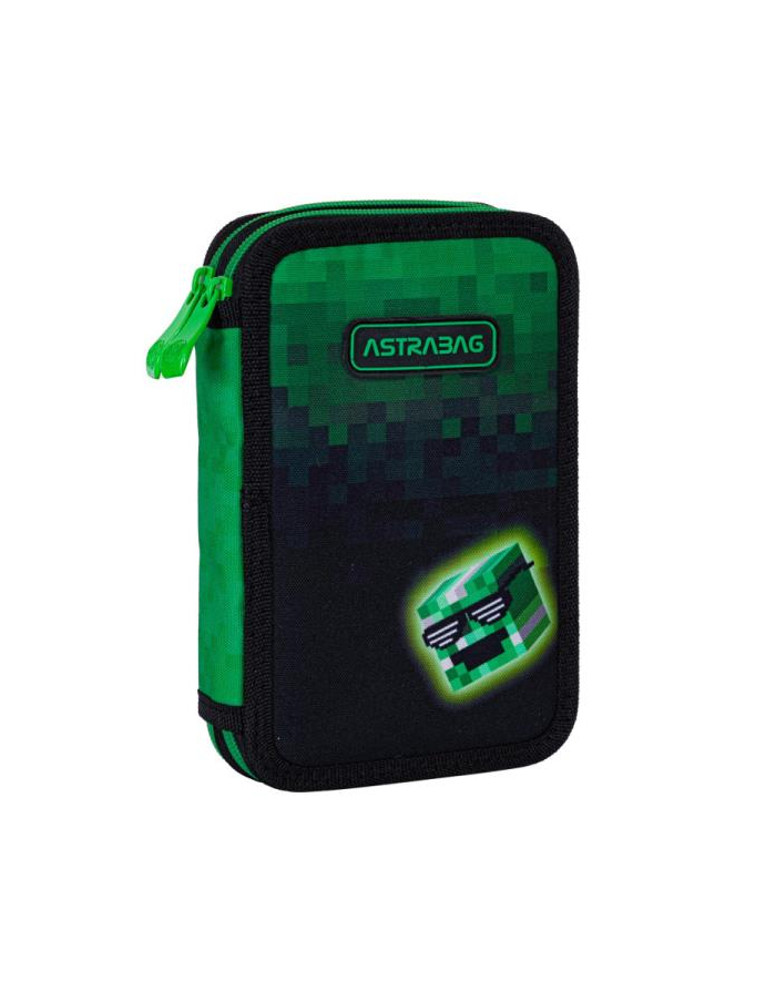 Piórnik podwójny z wyposażeniem ASTRABAG PIXEL HERO 503024056 główny