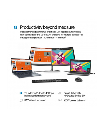 hp inc. HP 738pu 37.5inch WUHD 400nits HDMI DP Display ((wersja europejska))