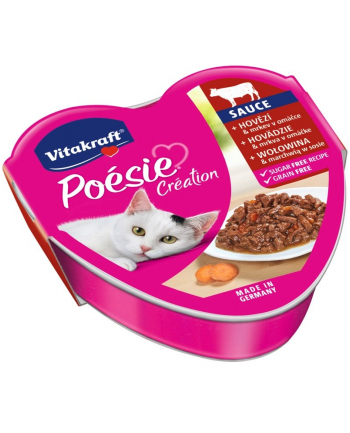 VITAKRAFT POESIE CREATION SOS wołowina/marchew 85g