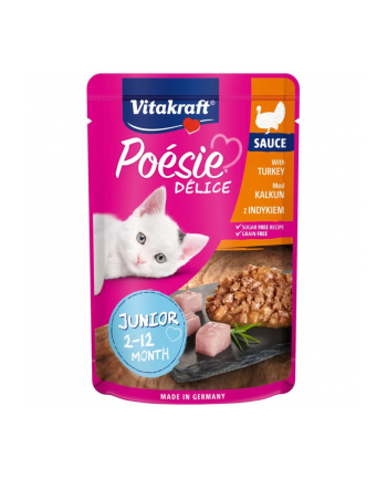 VITAKRAFT POESIE D-ELICE JUNIOR indyk dla kota 85g