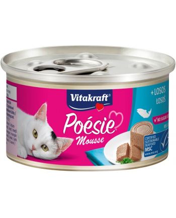 VITAKRAFT POESIE MUS łosoś karma dla kota 85g