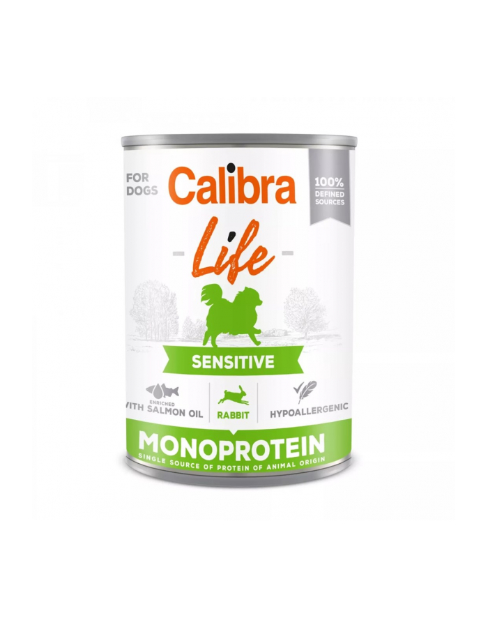 CALIBRA LIFE Sensitive królik - mokra karma dla psa - 0,4 kg główny