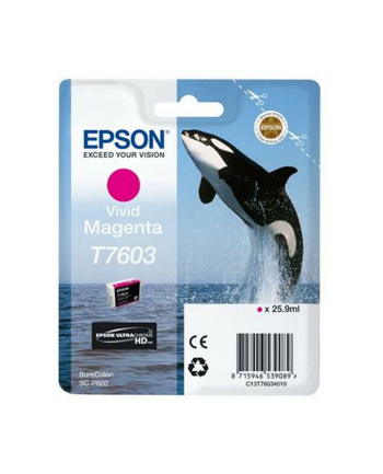 EPSON T7603 ink cartridge vivid magenta high capacity 25 9ml 1356 pages 1-pack