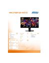 MSI MAG 271QPX QD-OLED 27inch WQHD QD-OLED 360Hz 250cd/m2 0.03ms HDMI2.1x2 DP USB C PD15W pivot - nr 24