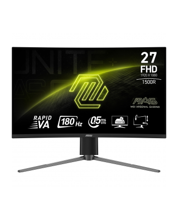 MSI MAG 27C6PF 27inch VA FHD Curved 1500R Rapid 180Hz 250cd/m2 0.5ms 2xHDMI2.0 DP Height