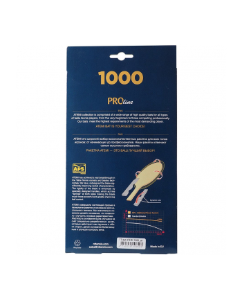 Rakietka do ping ponga New Atemi 1000 Pro concave