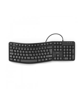 hama Klawiatura EKC-400 przewodowa Ergonomiczna