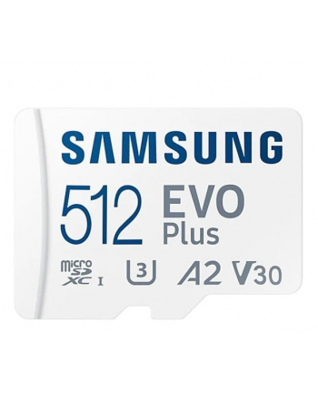 samsung Karta pamięci microSD MB-MC512SA (wersja europejska) EVO Plus 512GB + adapter