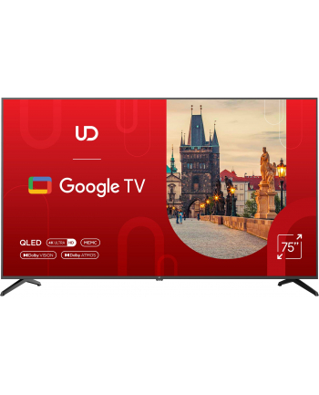 Telewizor 75''; UD 75QGU8210S 4K UltraHD, Q-LED, DVB-T/T2/C