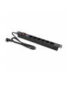 qoltec Listwa zasilająca PDU do RACK 19' | 1U | 16A | 6xFRENCH | 1.8m - nr 6