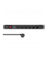 qoltec Listwa zasilająca PDU do RACK 19' | 1U | 16A | 6xSchuko | 1.8m - nr 8