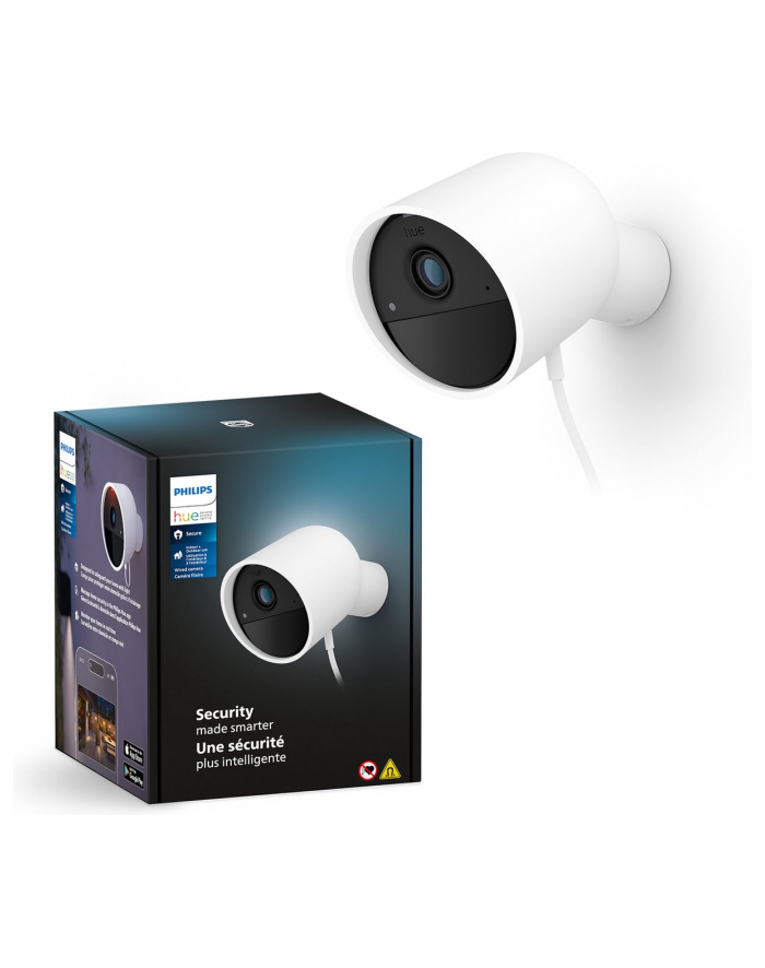 Kamera IP wewnętrzna PHILIPS HUE Secure przewodowa biała (929003562702) główny