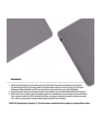 hp inc. HP 205 Sanitizable Desk Mat