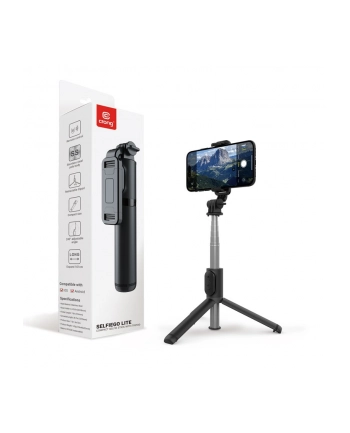 crong Kompaktowy selfie stick Bluetooth tripod nr 2