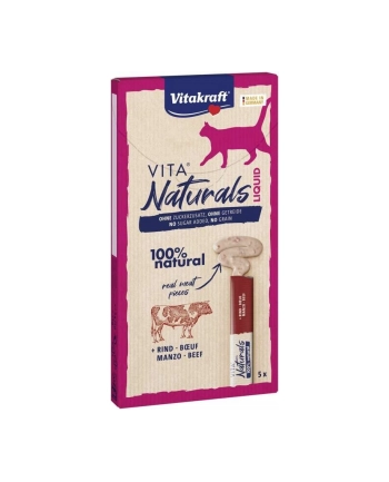 VITAKRAFT VITA NATURALS Liquid wołowina 5x15g nr 2