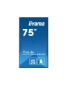 iiyama Monitor 75 cali LH7575UHS-B1AG, 24/7,IPS,ANDROID.11,4K,500cd/m2,WiFi,3xHDMI,DP,Daisy/Chain,2xUSB,2x10W,RJ45,iiSignage2,FailOver,SDM,4GB/32GB,metal,PIO - nr 41