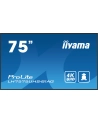 iiyama Monitor 75 cali LH7575UHS-B1AG, 24/7,IPS,ANDROID.11,4K,500cd/m2,WiFi,3xHDMI,DP,Daisy/Chain,2xUSB,2x10W,RJ45,iiSignage2,FailOver,SDM,4GB/32GB,metal,PIO - nr 56