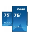 iiyama Monitor 75 cali LH7575UHS-B1AG, 24/7,IPS,ANDROID.11,4K,500cd/m2,WiFi,3xHDMI,DP,Daisy/Chain,2xUSB,2x10W,RJ45,iiSignage2,FailOver,SDM,4GB/32GB,metal,PIO - nr 60