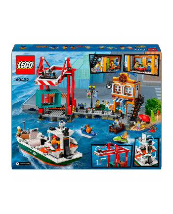 LEGO 60422 CITY Nadmorski port ze statkiem towarowym p3