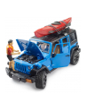 Jeep Wrangler Unlimited Rubicon z kajakiem i figurką kajakarza 02529 BRUD-ER - nr 13