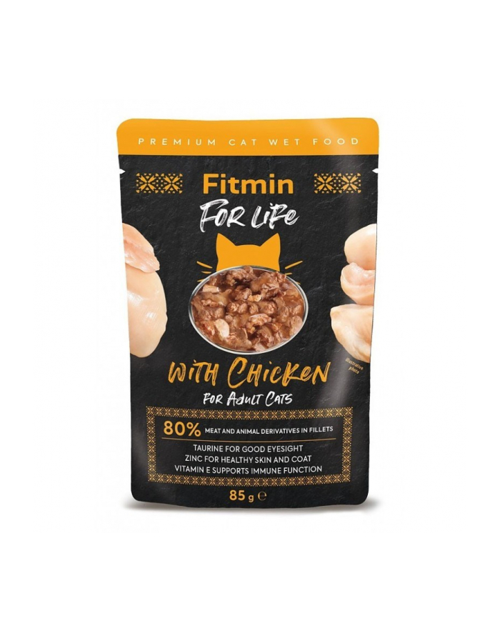 FITMIN For Life Cat Pouch Adult Chicken 85g główny