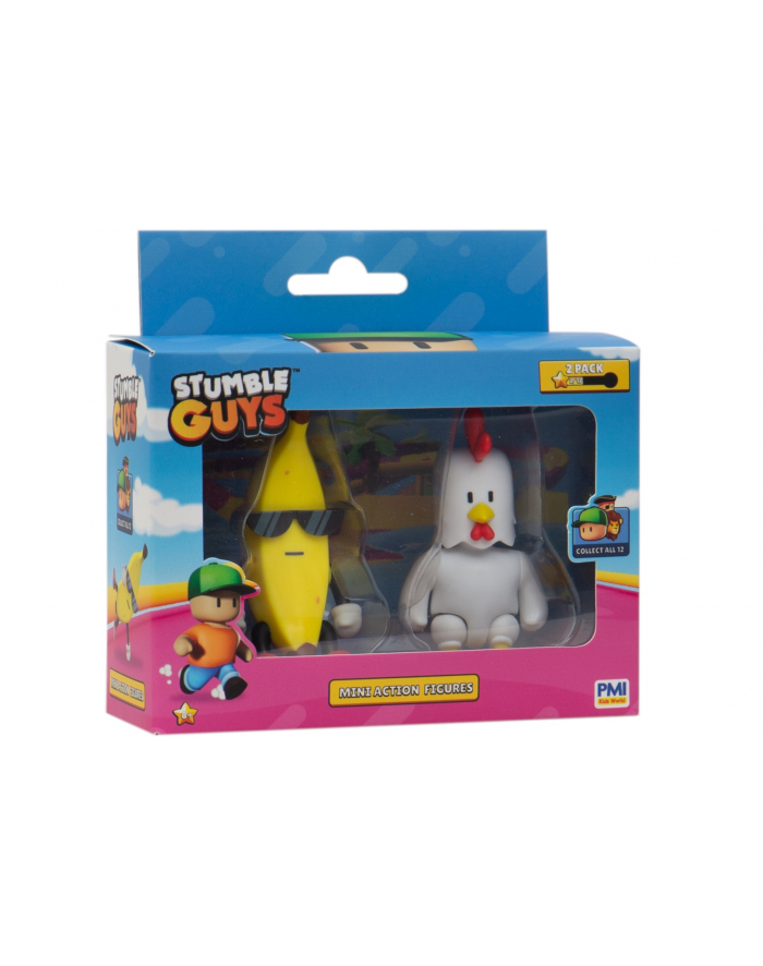 STUMBLE GUYS - MINI FIGURKI- ZESTAW 2 FIGUREK VERC główny