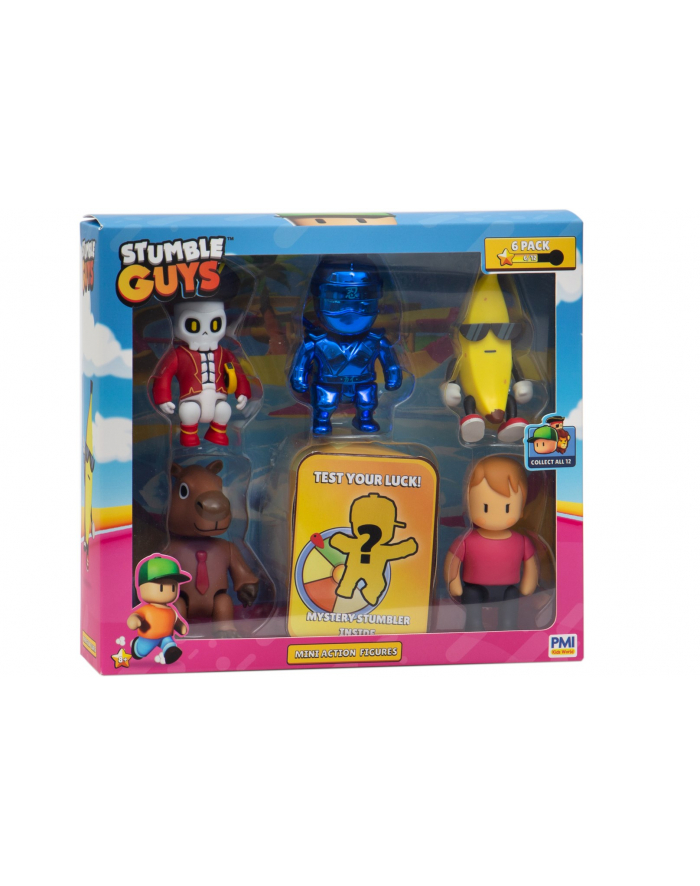 STUMBLE GUYS - MINI FIGURKI- D-ELUXE 6 FIGUREK VERB główny