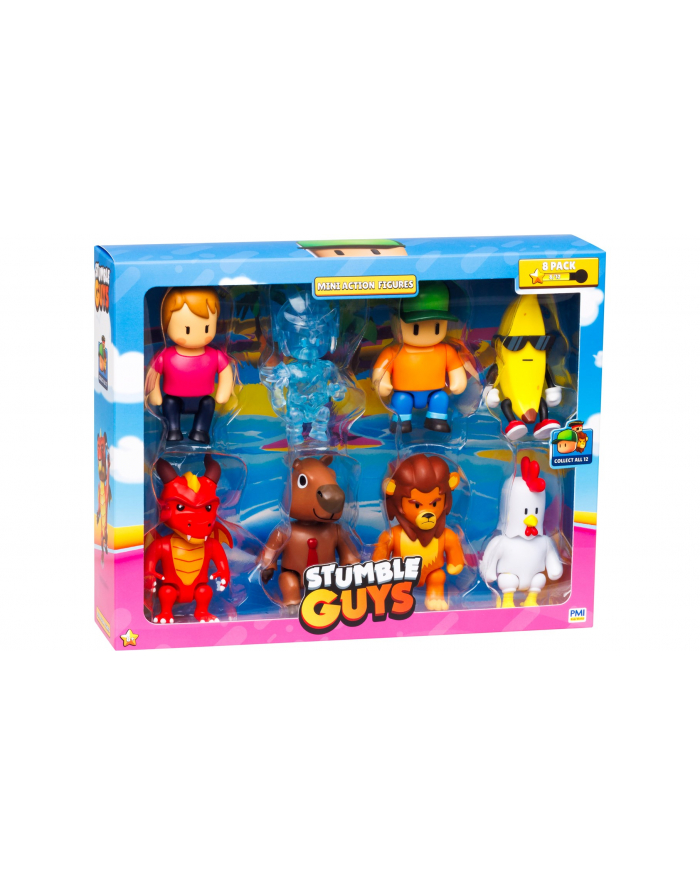 STUMBLE GUYS - MINI FIGURKI- D-ELUXE 8 FIGUREK VERA główny