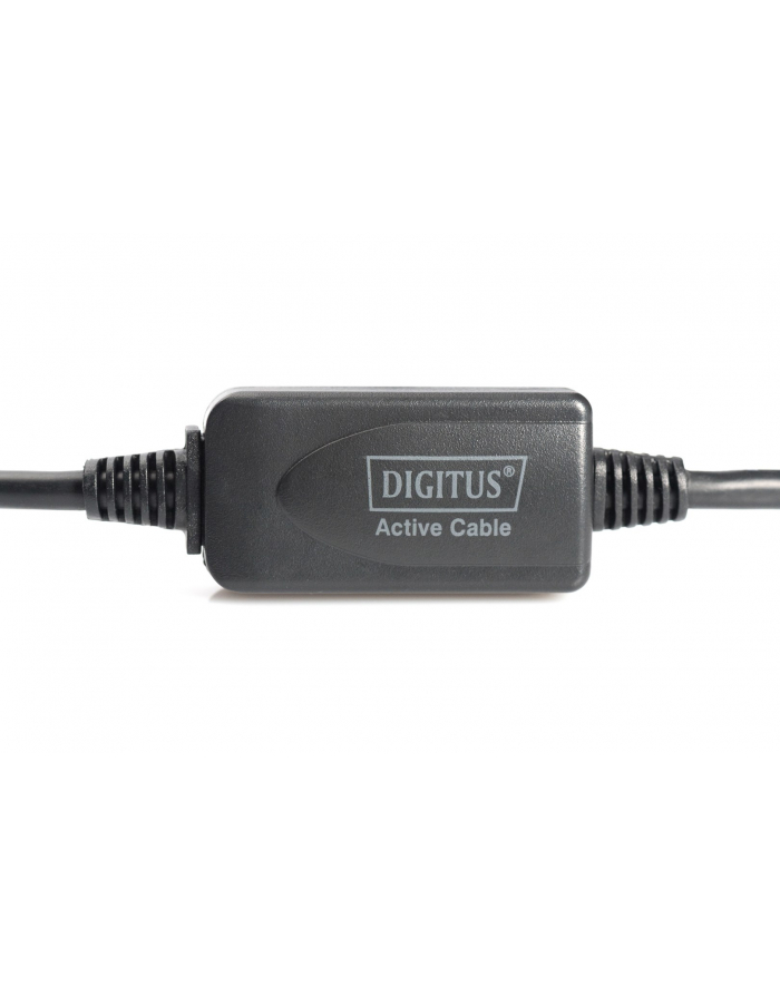 digitus Kabel przedłużający USB 20 HighSpeed 15mTyp USB A/USB A M/Ż aktywny, czarny 15m główny