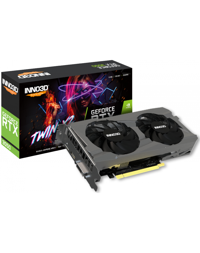 Karta graf INNO3D GEFORCE RTX 3050 6GB TWIN X2 główny