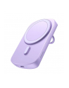 no name POWERBANK INDUKCYJNY Joyroom JR-W030 6000mAh 20W MagSafe Z RINGIEM I PODSTAWKĄ 1x USB-C FIOLETOWY - nr 1