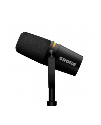 Shure MV7+-K-BNDL - Mikrofon lektorski/wokalny ze złączem XLR/USB-C Czarny + statyw biurkowy GATOR