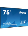 iiyama Monitor 75 cali LH7575UHS-B1AG, 24/7,IPS,ANDROID.11,4K,500cd/m2,WiFi,3xHDMI,DP,Daisy/Chain,2xUSB,2x10W,RJ45,iiSignage2,FailOver,SDM,4GB/32GB,metal,PIO - nr 12