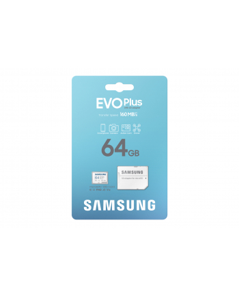 samsung Karta pamięci microSD MB-MC64SA (wersja europejska) EVO Plus 64GB + adapter