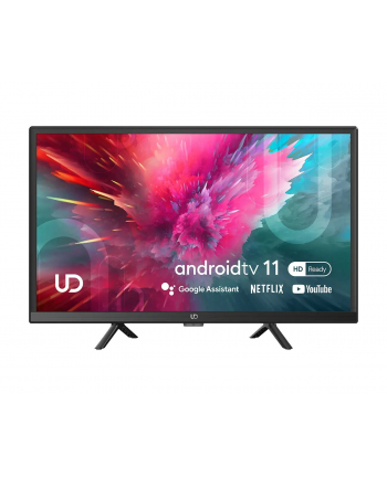 Telewizor 24''; UD 24W5210S HD, D-LED, System Android 11, DVB-T2 HEVC