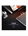axagon HMC-KB-US Klawiatura USB-C 5Gbps w. HUB, microSD/SD, 3x USB-A, HDMI 4K/60Hz, PD 100W, Audio, US layout - nr 61