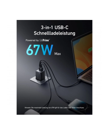 anker Ładowarka sieciowa Prime 735 67W 2xUSB-C 1xUSB-A Czarna nr 2