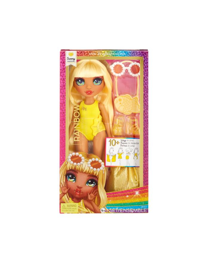 mga entertainment MGA Lalka Rainbow High Swim 'amp; Style Sunny Madison (Yellow) 507284 główny